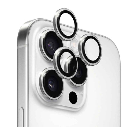 Anank AR hátlapi kamera védőfólia Apple iPhone 16 Pro Max / 16 Pro készülékhez, edzett üveg, ezüst