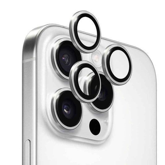 Anank AR hátlapi kamera védőfólia Apple iPhone 16 Pro Max / 16 Pro készülékhez, edzett üveg, ezüst