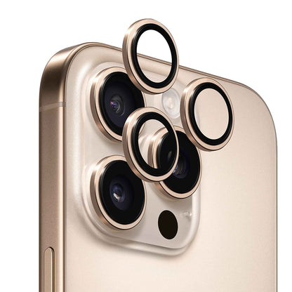 Anank AR Rear Camera Protective Film for Apple iPhone 16 Pro Max / 16 Pro, Tempered Glass, Gold