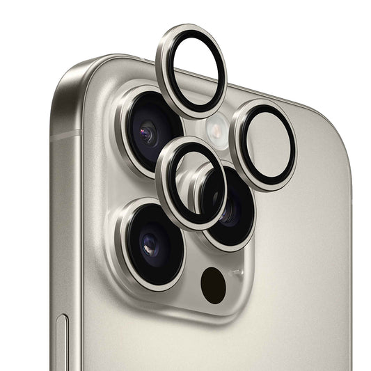 Anank AR hátlapi kamera védőfólia Apple iPhone 16 Pro Max / 16 Pro készülékhez, edzett üveg, fémes szürke