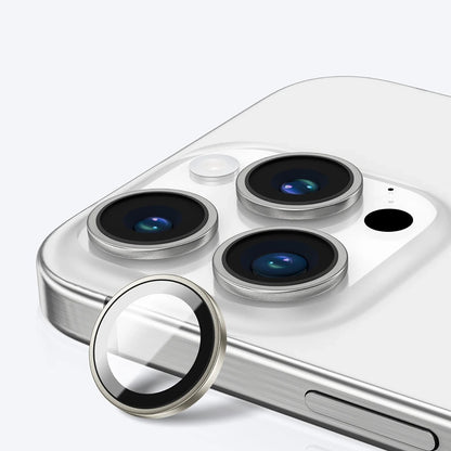 Anank AR hátlapi kamera védőfólia Apple iPhone 16 Pro Max / 16 Pro készülékhez, edzett üveg, fémes szürke