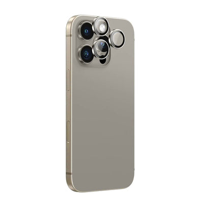 Anank AR hátlapi kamera védőfólia Apple iPhone 16 Pro Max / 16 Pro készülékhez, edzett üveg, fémes szürke