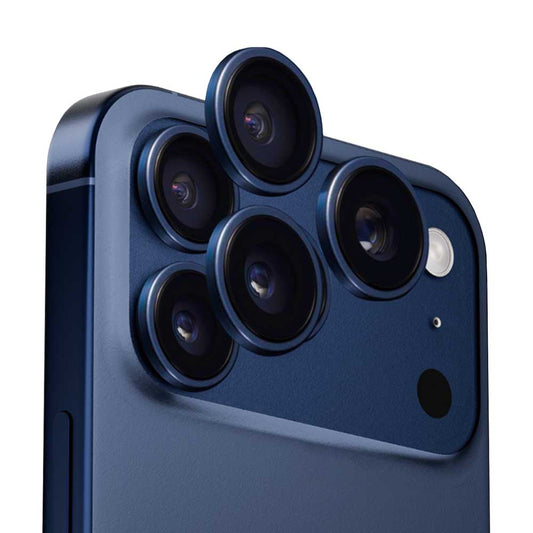 Anank AR hátsó kamera védőfólia Apple iPhone 17 Pro Max / 17 Pro készülékhez, Edzett üveg, Kék