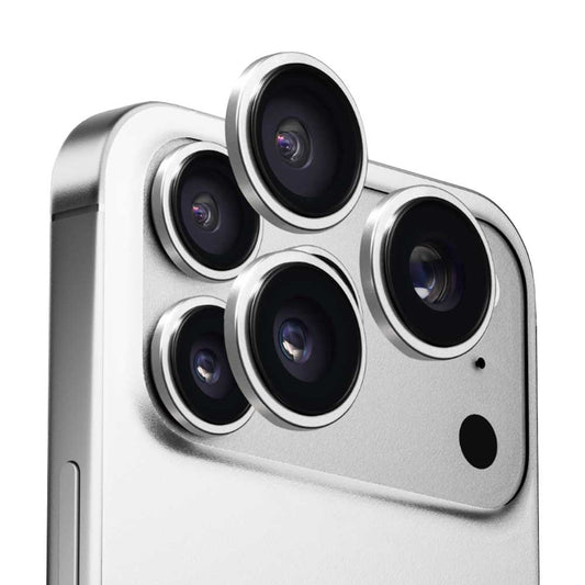 Anank AR hátsó kamera védőfólia Apple iPhone 17 Pro Max / 17 Pro készülékhez, Edzett üveg, Ezüst