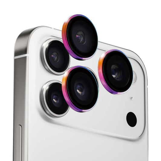 Anank AR hátsó kamera védőfólia Apple iPhone 17 Pro Max / 17 Pro készülékhez, Edzett üveg, Többszínű