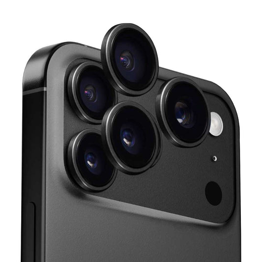 Anank AR hátsó kamera védőfólia Apple iPhone 17 Pro Max / 17 Pro készülékhez, Edzett üveg, Fekete