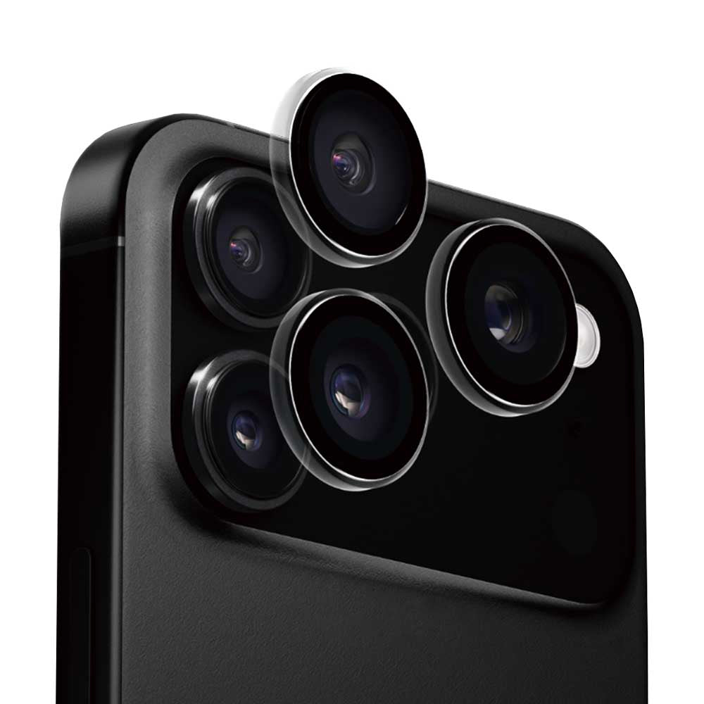 Anank AR hátsó kamera védőfólia Apple iPhone 17 Pro Max / 17 Pro készülékhez, Edzett üveg, Átlátszó