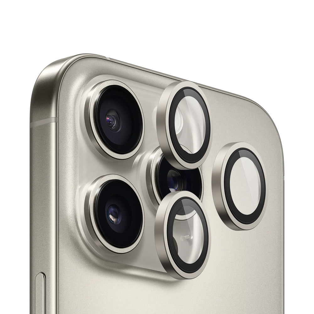 Blueo 99 Anti-Reflektív HD hátlapi kamera védőfólia Apple iPhone 16 Pro Max / 16 Pro készülékhez, edzett üveg, fémes szürke