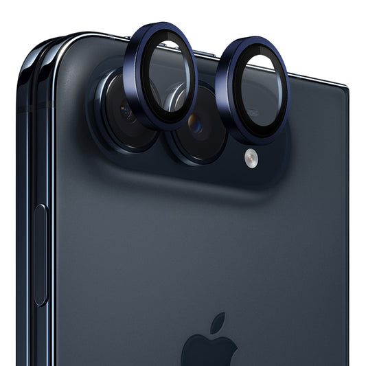 Blueo 99 tükröződésmentes HD hátlapi kameravédő fólia Apple iPhone Duo készülékhez, edzett üveg, kék