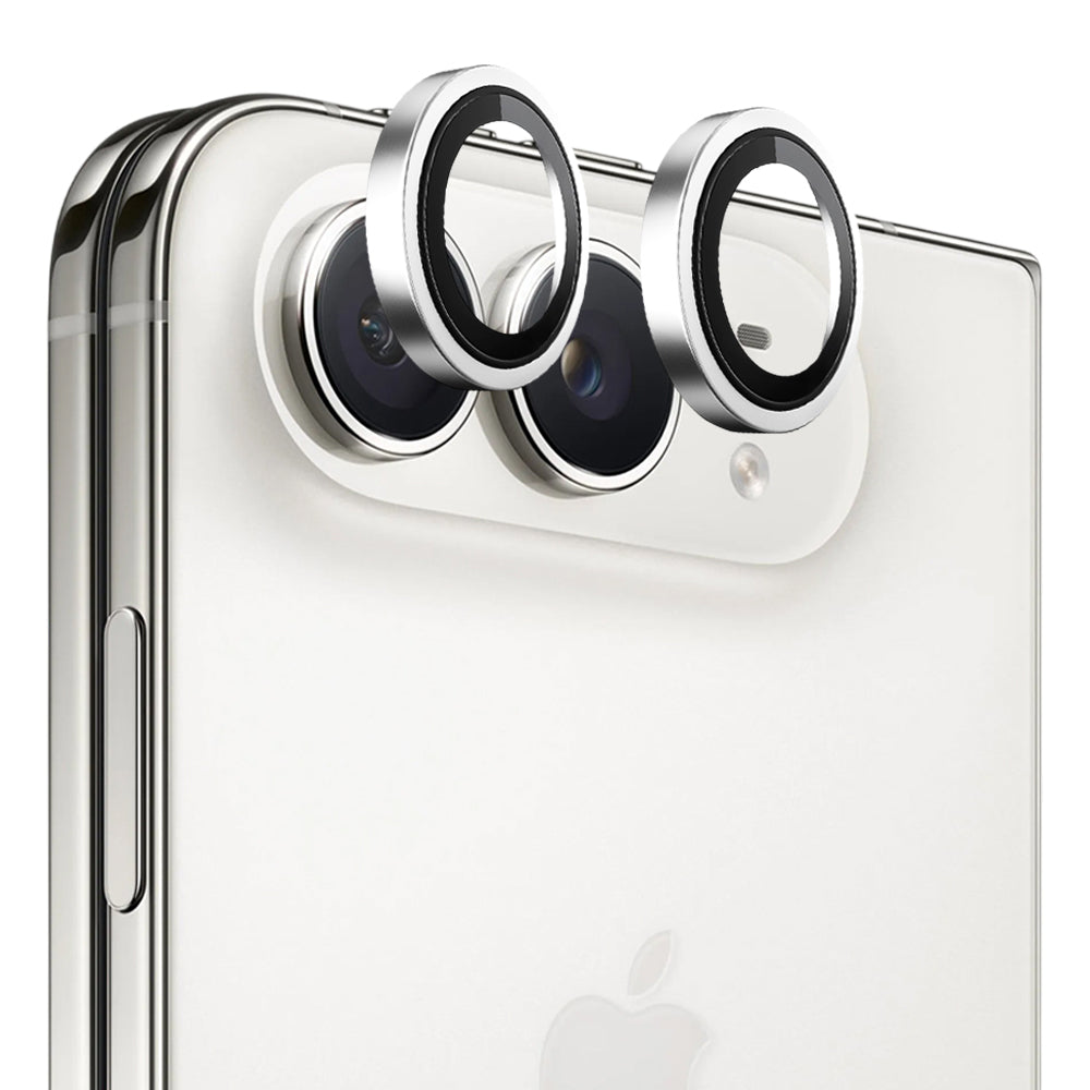 Blueo 99 tükröződésmentes HD hátlapi kameravédő fólia Apple iPhone Duo készülékhez, edzett üveg, ezüst színű