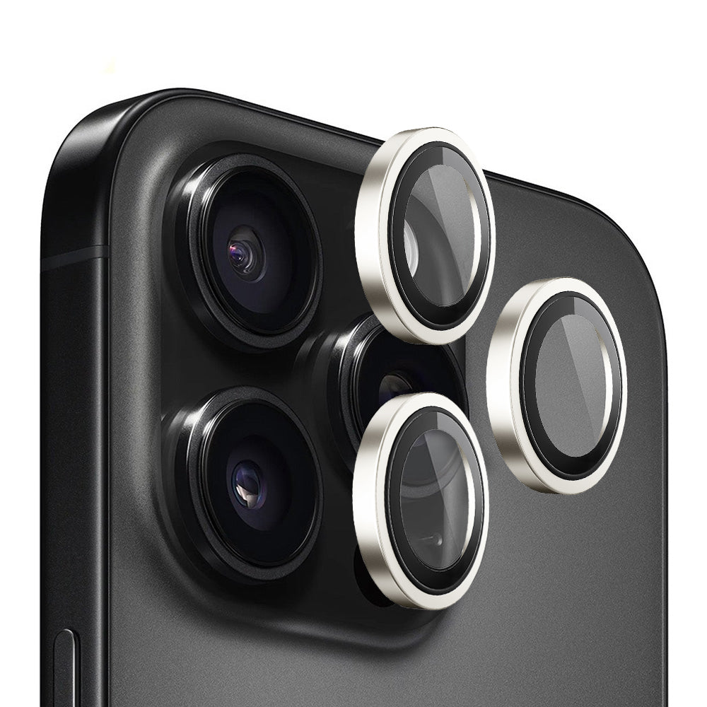 Blueo Metal Frame hátlapi kamera védőfólia Apple iPhone 14 Pro Max / 14 Pro készülékhez, edzett üveg, arany