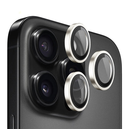 Blueo Metal Frame hátlapi kamera védőfólia Apple iPhone 14 Pro Max / 14 Pro készülékhez, edzett üveg, arany