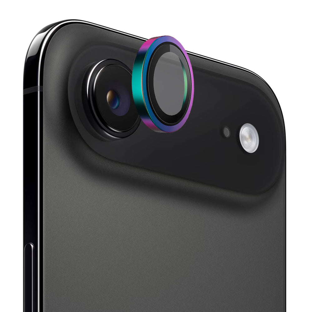 Blueo Metal Frame hátsó kamera védőfólia Apple iPhone 17 Air-hoz, Edzett üveg, Többszínű