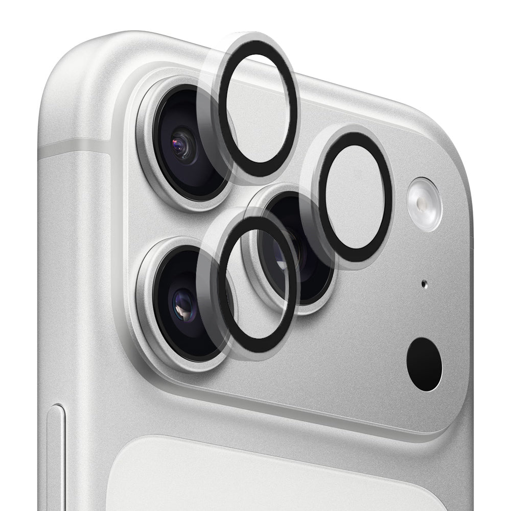 Blueo Metal Frame hátsó kamera védőfólia Apple iPhone 17 Pro Max / 17 Pro készülékhez, Edzett üveg, Átlátszó