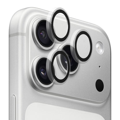 Blueo Metal Frame hátsó kamera védőfólia Apple iPhone 17 Pro Max / 17 Pro készülékhez, Edzett üveg, Átlátszó