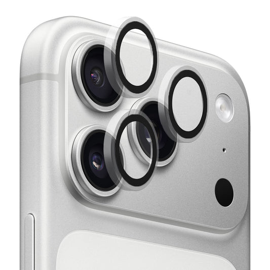 Blueo Metal Frame hátsó kamera védőfólia Apple iPhone 17 Pro Max / 17 Pro készülékhez, Edzett üveg, Átlátszó