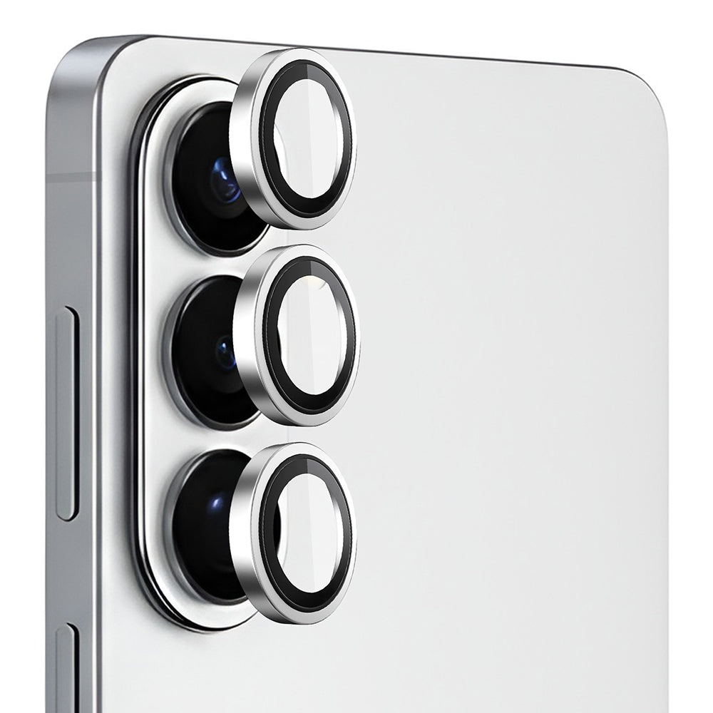 Blueo hátsó kamera védőfólia Samsung Galaxy S26 Plus S947 / S26 készülékhez, Edzett üveg, Ezüst színű