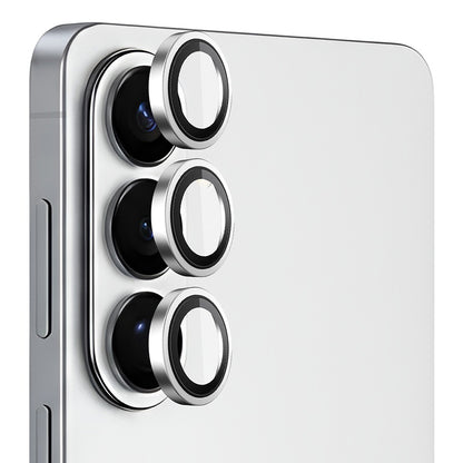 Blueo hátsó kamera védőfólia Samsung Galaxy S26 Plus S947 / S26 készülékhez, Edzett üveg, Ezüst színű