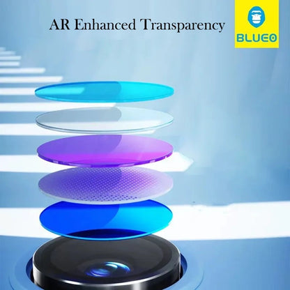 Blueo hátsó kamera védőfólia Samsung Galaxy S26 Plus S947 / S26 készülékhez, Edzett üveg, Ezüst színű