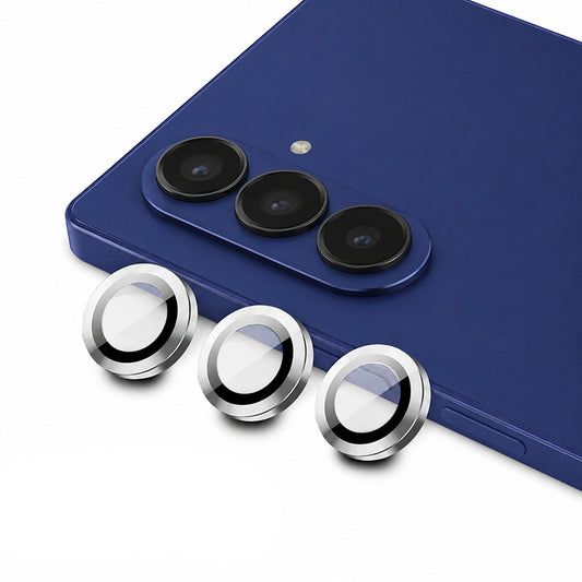 Blueo hátlapi kamera védőfólia Samsung Galaxy Z Fold8 Ultra F971 / Z Fold7 F966 készülékhez, edzett üveg, ezüst