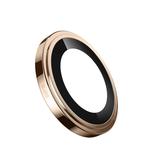 Blueo Sapphire Crystal hátlapi kamera védőfólia Apple iPhone 14 Pro Max / 14 Pro készülékhez, edzett üveg, arany