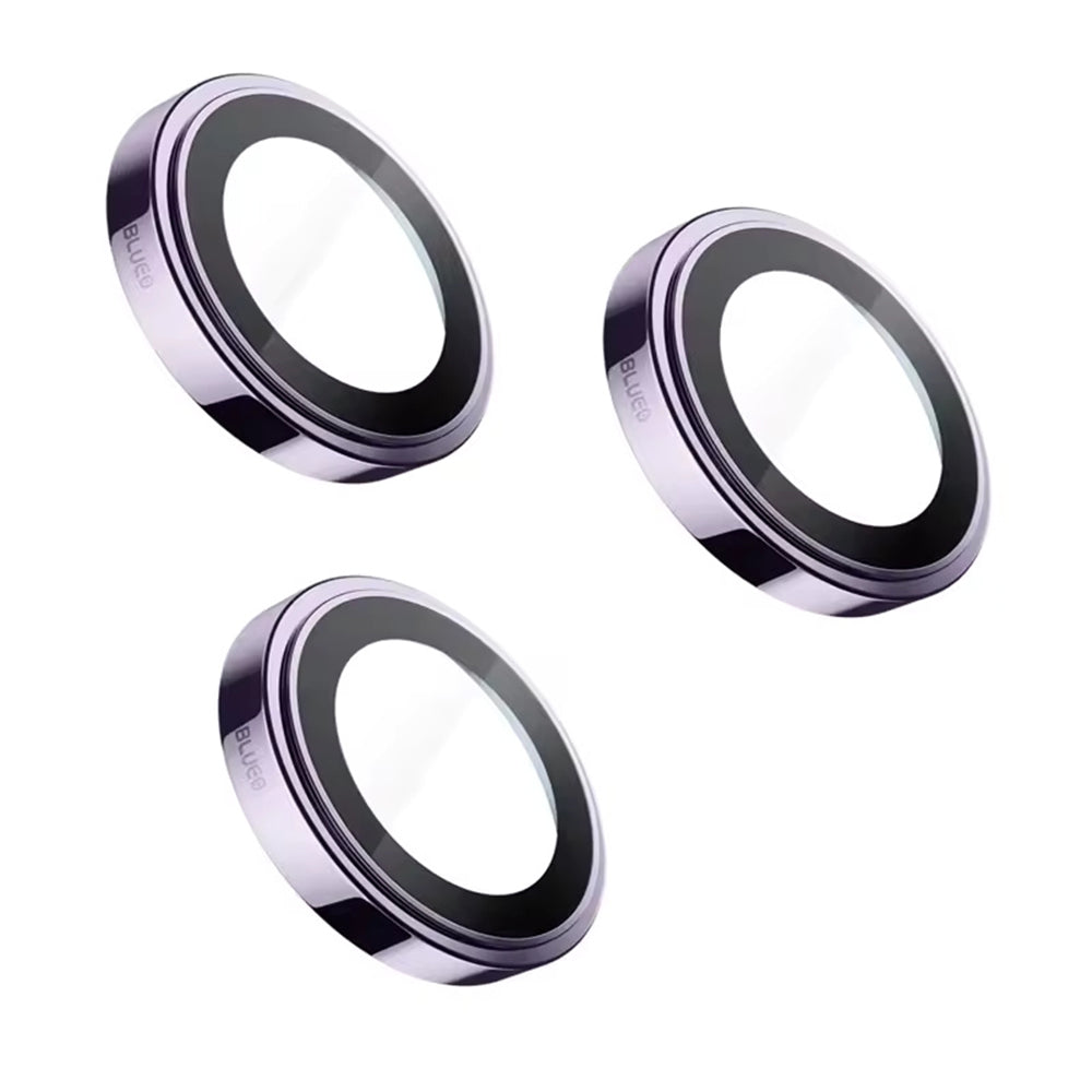 Blueo Sapphire Crystal hátlapi kamera védőfólia Apple iPhone 14 Pro Max / 14 Pro készülékhez, edzett üveg, lila