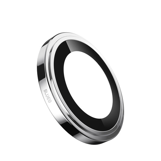 Blueo Sapphire Crystal hátlapi kamera védőfólia Apple iPhone 16 Pro Max / 16 Pro készülékhez, edzett üveg, ezüst