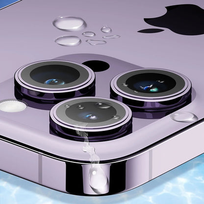 Blueo Sapphire Crystal hátlapi kamera védőfólia Apple iPhone 16 Pro Max / 16 Pro készülékhez, edzett üveg, fémes szürke