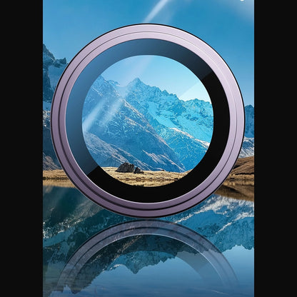 Blueo Sapphire Crystal hátlapi kamera védőfólia Apple iPhone 16 Pro Max / 16 Pro készülékhez, edzett üveg, fekete