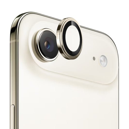 Blueo Sapphire Crystal hátsó kamera védőfólia Apple iPhone 17 Air készülékhez, Edzett üveg, Arany színű
