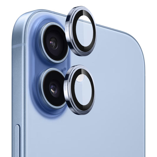 Blueo Sapphire Crystal hátsó kamera védőfólia Apple iPhone 17-hez, Edzett üveg, Kék
