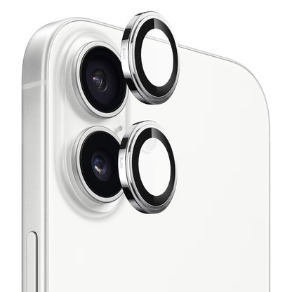 Blueo Sapphire Crystal hátsó kamera védőfólia Apple iPhone 17-hez, Edzett üveg, Ezüst