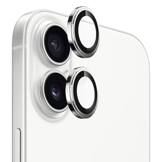 Blueo Sapphire Crystal hátsó kamera védőfólia Apple iPhone 17-hez, Edzett üveg, Ezüst