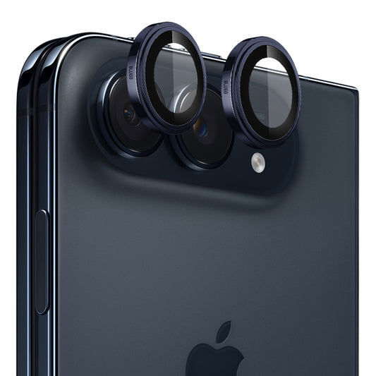 Blueo Sapphire Crystal hátlapi kameravédő fólia Apple iPhone Duo készülékhez, edzett üveg, kék