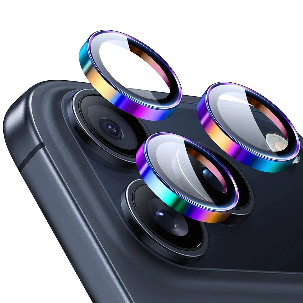 Hátsó kamera védőfólia ESR Armorite Apple iPhone 17 Pro Max / 17 Pro / 16 Pro Max / 16 Pro készülékekhez, Edzett üveg, Többszínű