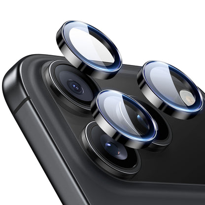 ESR Armorite hátsó kamera védőfólia Apple iPhone 17 Pro Max / 17 Pro / 16 Pro Max / 16 Pro készülékekhez, Edzett üveg, Fekete