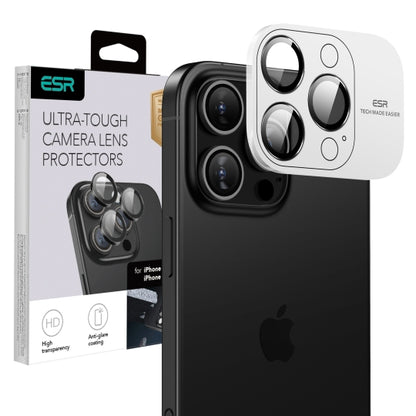 ESR Armorite hátsó kamera védőfólia Apple iPhone 17 Pro Max / 17 Pro / 16 Pro Max / 16 Pro készülékekhez, Edzett üveg, Fekete