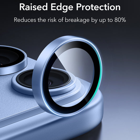 ESR Armorite hátlapi kamera védőfólia Apple iPhone 18 Pro / 18 Pro Max készülékhez, edzett üveg, kék