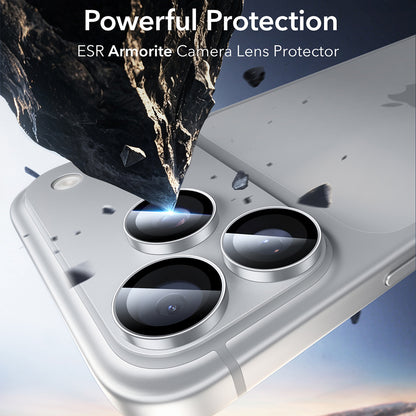 ESR Armorite hátlapi kamera védőfólia Apple iPhone 18 Pro / 18 Pro max készülékhez, edzett üveg, ezüst
