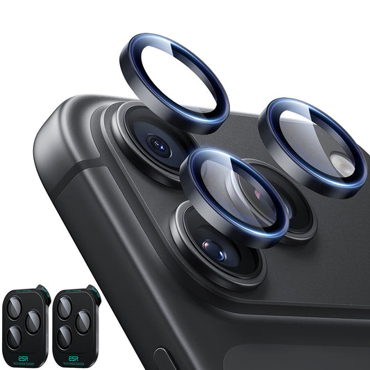 ESR Armorite hátlapi kamera védőfólia Apple iPhone 18 Pro / 18 Pro Max készülékhez, edzett üveg, 2 darabos készlet, fekete