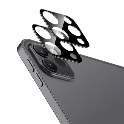 ESR hátsó kamera védőfólia Apple iPad Pro 13 (2024) / Pro 11 (2022) / Pro 12.9 (2022) készülékekhez, Edzett üveg, 2 darabos készlet, Fekete