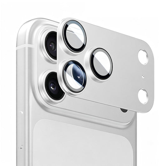 Lito Crown Halo AR + AF hátlapi kamera védőfólia Apple iPhone 18 Pro-hoz, edzett üveg, ezüst
