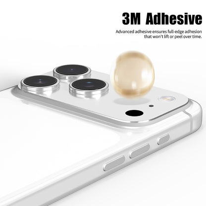 Lito Crown Halo AR + AF hátlapi kamera védőfólia Apple iPhone 18 Pro-hoz, edzett üveg, fekete