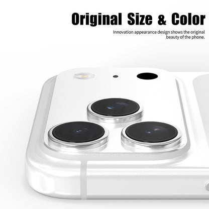 Lito Crown Halo AR + AF hátlapi kamera védőfólia Apple iPhone 18 Pro-hoz, edzett üveg, fekete
