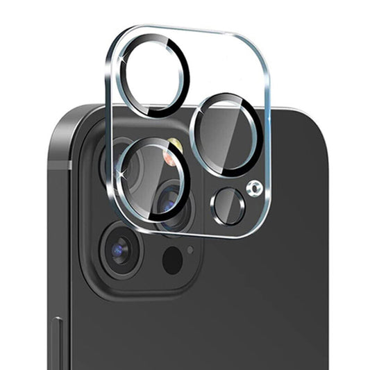 Lito S+ hátlapi kamera védőfólia Apple iPhone 13 Pro Max / 13 Pro készülékhez, edzett üveg, fekete