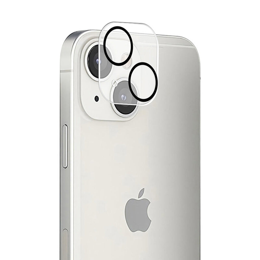 Lito S+ hátlapi kamera védőfólia Apple iPhone 14 Plus / 14 készülékhez, edzett üveg, fekete