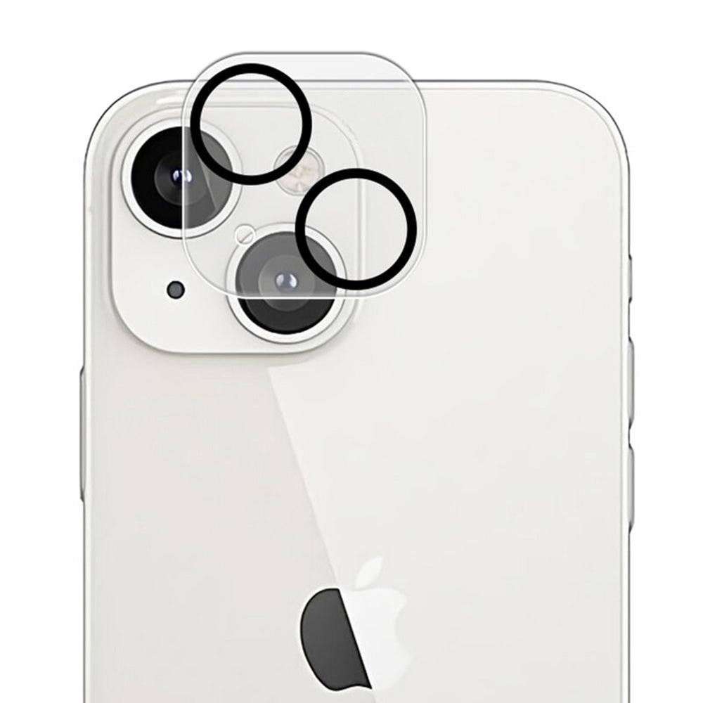 Lito S+ hátlapi kamera védőfólia Apple iPhone 14 Plus / 14 készülékhez, edzett üveg, fekete