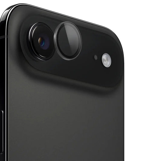 Lito S+ hátsó kamera védőfólia Apple iPhone 17 Air-hez, Edzett üveg, Fekete