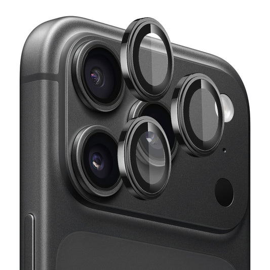 Lito S+ hátlapi kamera védőfólia Apple iPhone 18 Pro / 18 Pro Max készülékhez, edzett üveg, fekete