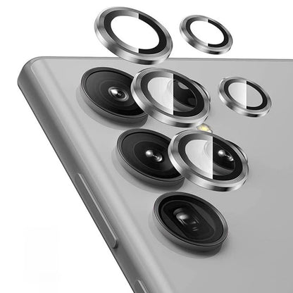 Lito S+ hátlapi kamera védőfólia Samsung Galaxy S25 Ultra S938-hoz, edzett üveg, ezüst